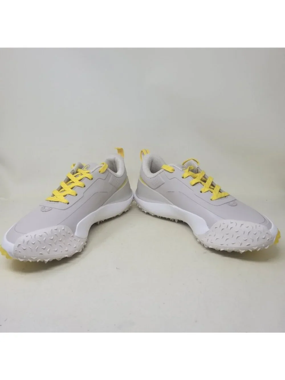 G/FORE G/18 Stone White Cyber Yellow Spikeless Golf Shoes Mens Size 11 GUF000001